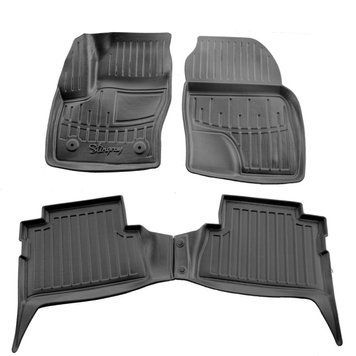 Килимки у салон Ford C-Max 2010-2019 з бортом, поліуретан, 4шт Stingray 5007284