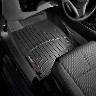 Коврики в салон Honda CR-Z 2010-2016, с бортом, передние, черные, Weathertech 443351