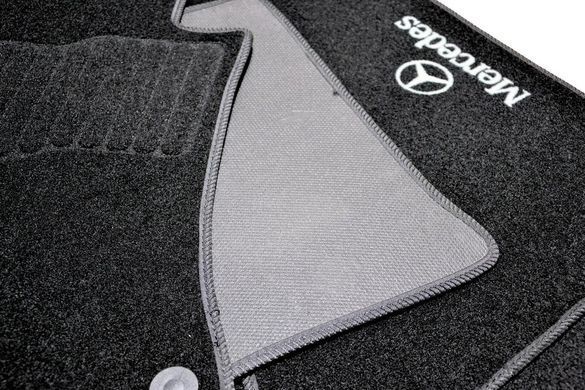 Килимки у салон (ворсові) Mercedes-Benz E-Class W212 2009-2016, Premium, чорні, 5шт, AVTM BLCLX1345