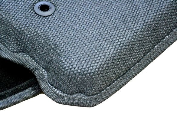 3D килимки в салон Mitsubishi Lancer X 2007- ворсові чорні 5шт 82162 Seintex
