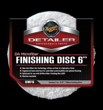 Полірувальний круг мікрофібровий Meguiars DA Microfiber Finishing Disc 6 150 мм. 2 шт. Meguiars DMF6