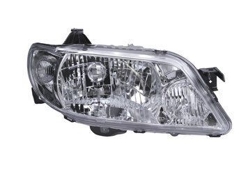 Фара передня Mazda 323 (BJ) 2000-2004, права H4, механічне регулювання, Depo, 216-1144R-LD-EM