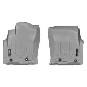 Килимки у салон Toyota Land Cruiser Prado 150/Lexus GX460 2013-, з бортом, передні, сірі, Weathertech 464931