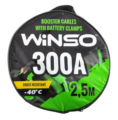 Провода-прикуриватели 300А, 2,5м, круглая сумка Winso 138310
