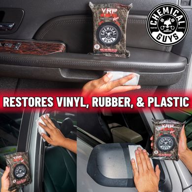 Салфетки Chemical Guys VRP Protectant Car Wipes для Vinyl, Rubber, и Plastic (50 шт) Chemical Guys PMWTVD10750