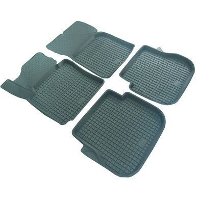 Килимки у салон Skoda Octavia A5 2004-2013/Volkswagen Golf 5/6 2003-2012/Jetta 2005-2010, з бортом, 2шт, Polytep, 77418