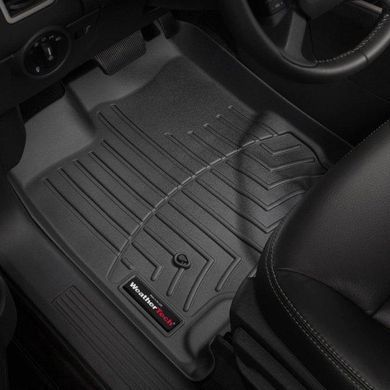 Коврики в салон Ford Edge 2006-2015, с бортом, передние, черные, Weathertech 441101