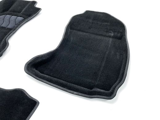 3D коврики для Subaru Forester 2012- ворсовые черные 5шт 86340 Seintex