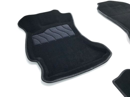 3D коврики для Subaru Forester 2012- ворсовые черные 5шт 86340 Seintex
