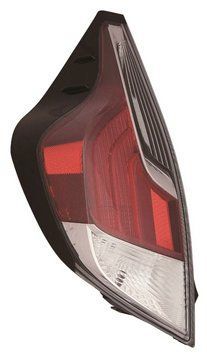 Фонарь задний Toyota Prius C 2015-2017, левый, без ламп (LED), Depo, 312-19ABL-WC