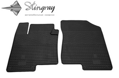 Резиновые коврики KIA Magentis (MG) (2005-2011) (design 2016) (2 шт) 1010222 Stingray