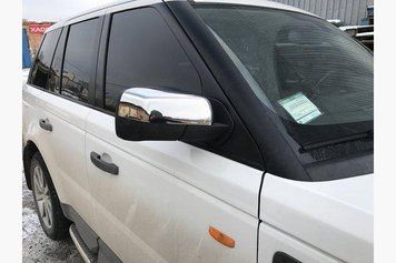 Накладки хромированные на зеркала (2шт) Land Rover Discovery 3 2004-/Freelander 2007-, OmsaLine, om-ran-002