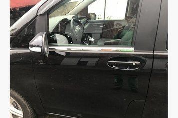 Накладки хромированные на стекла (нижние) (2шт) Mercedes-Benz Vito W447 2014-, Carmos, 64529895