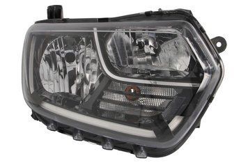 Фара передня Renault Duster 2018- права, електричне регулювання, без коректора, без ламп (H7/H1/PY21W/LED) Depo 5531103RLDEM2