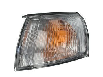 Указатель поворота Toyota Carina E 1992-1995, левый, белый + лампа, Depo, 212-1580L-AE
