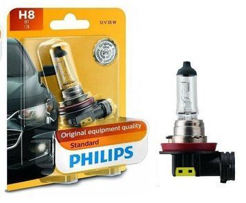 Автолампа H8 Standard 12V 35W PGJ19-1 (блистер 1шт)