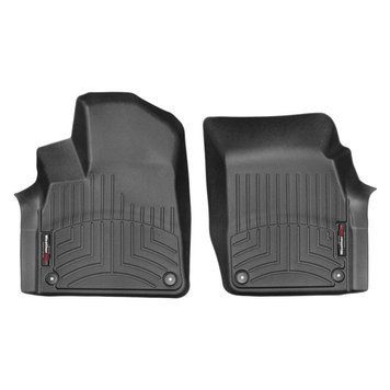Коврики в салон Audi Q7 2016-/Q8 2018-, с бортом, передние, черные, Weathertech 448871