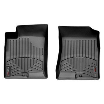 Коврики в салон Hyundai Sonata 2006-2010, с бортом, передние, черные, Weathertech 441601