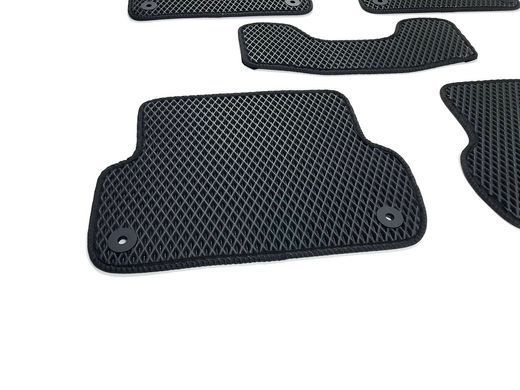 Коврики в салон Audi A4 В6, B7 2000-2008, EVA, черные, 5шт, AVTM BLCEV1016