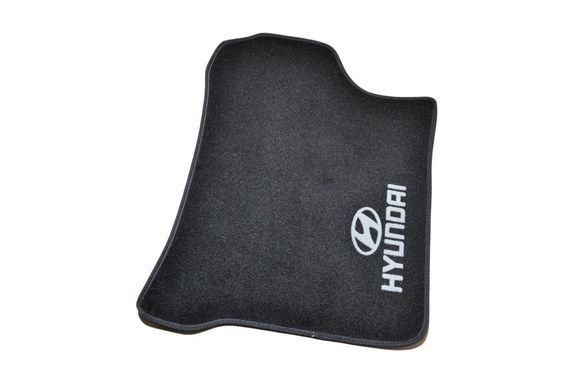 Коврики в салон (ворсовые) Hyundai Accent 2006-2010 Verna, черные, 5шт, AVTM BLCCR1214