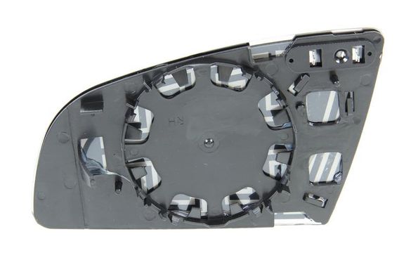 Вкладиш дзеркала бічного AUDI A4/A3/A6 2002-2012 правий, выпукл, з підігр,
