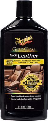 Лосьйон 3 в 1 для догляду за шкірою Meguiars Gold Class&trade; Rich Leather Lotion 3in1 414мл Meguiars G7214