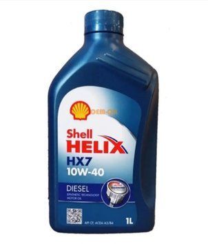 Моторна олива Shell Helix HX7 Diesel 10W-40 1л SHELL 550046646