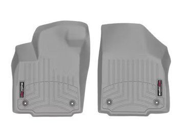 Килимки у салон Hyundai Santa Fe 2021-, передні, сірі, Weathertech 4616561