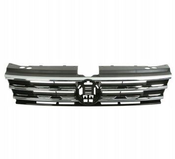 Решітка радіатора Volkswagen Tiguan 2016-2021 EUR/2018-2021, USA, R-Line, з хромованим молдингом, AVTM, 187445992