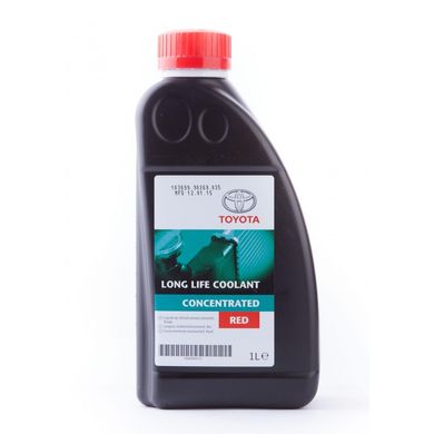Антифриз Toyota Long Life Coolant Concentrated, G12, красный, 1л Toyota/Lexus 888980015