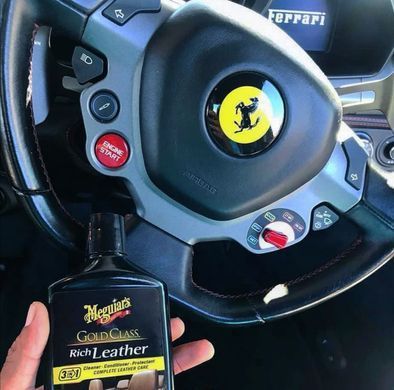 Лосьйон 3 в 1 для догляду за шкірою Meguiars Gold Class&trade; Rich Leather Lotion 3in1 414мл Meguiars G7214