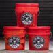 Відро Chemical Guys для мийки автомобиля прозоре червоне Bucket Red 16,5 л Chemical Guys ACC107