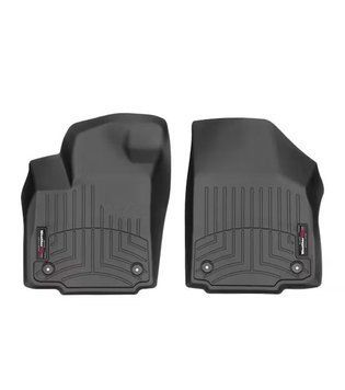 Килимки у салон BMW iX 2022-, передні суцільні, чорні, Weathertech 4417351