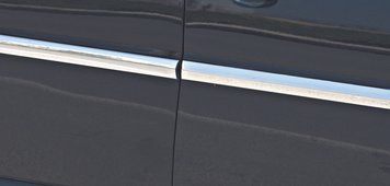 Накладки хромированные на молдинги дверей (4шт, нерж) Skoda Octavia A5 2009-2013, Carmos, 6456727