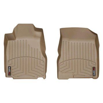 Килимки у салон Honda CR-V 2007-, з бортом, роздільні, передні, бежеві, Weathertech 453161