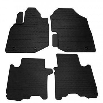 Коврики в салон Honda Jazz 3 2008-2015, с пластиковыми клипсами HND, 4шт, Stingray, 1008224
