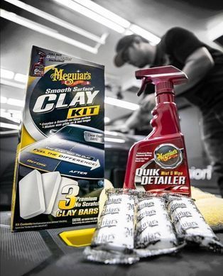 Максимальный набор для очистки кузова Meguiars Smooth Surface&trade; Clay Kit Meguiars G191700