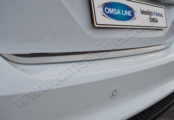 Накладка хромированная на кромку багажника Ford Focus 5D 2011-, OmsaLine, 2608055