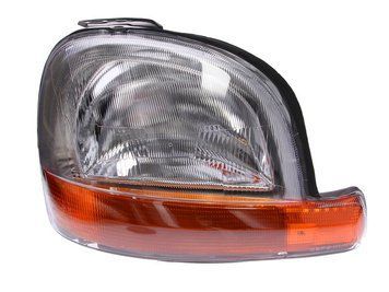 Фара передняя Renault Kangoo 1997-2003, правая H4, электрическая регулировка, Depo, 551-1127R-LD-EM