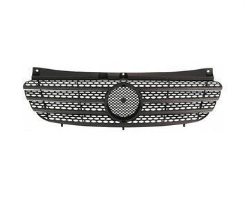 Решетка радиатора Mercedes-Benz Vito W639 2003-2010, черная, AVTM, 183542990