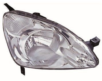 Фара передняя Honda CR-V 2002-2004, правая, с белым поворотником, механическая регулировка, Forma Parts, 3006 R4-P