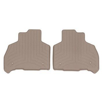 Коврики в салон BMW X7 2019-, 6 мест, с бортом, задние, бежевые, Weathertech 4515075