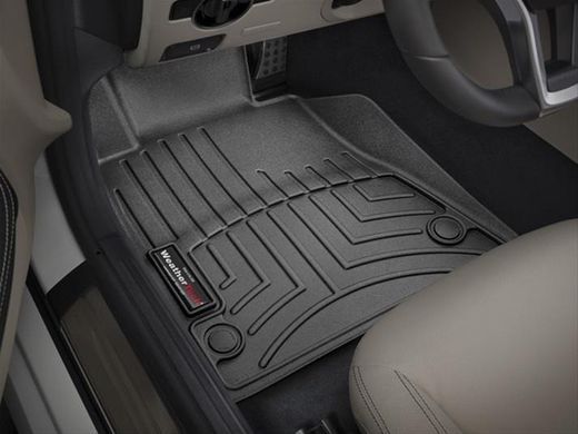 Коврики в салон Hyundai Santa Fe 2021-, hybrid, передние, черные, Weathertech 4416771