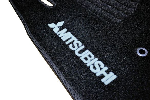 Ворсові килимки Mitsubishi Pajero 4 (2006-) 5 дв. /чорні Premium BLCLX1400 AVTM