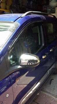 Накладки хромированные на зеркала (пластик) Ford Courier 2014-, Carmos, 6451042