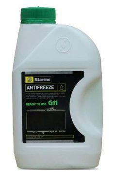 Антифриз StarLine ANTIFREEZE GREEN G11 зелений, 1л Starline SANTIFREEZEGREEN1
