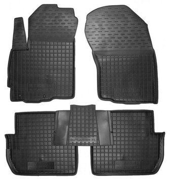 Килимки у салон Mitsubishi Outlander XL/Peugeot 4007 2005-2012, чорні, 4шт, Avto-Gumm, 11243 Avto-Gumm