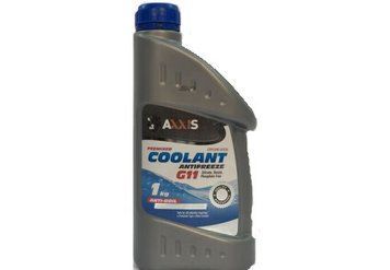 Антифриз AXXIS Coolant G11, синий, 1л AXXIS 48021029830
