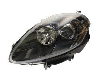 Фара передняя Fiat Bravo 2006-, левая H1/H1, электрическая регулировка, с мотором, черная рамка, Depo, 661-1153LMLDEM7