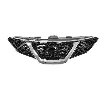 Решітка радіатора Nissan Qashqai 2014-2017, з хромованим молдингом, AVTM, 185036990